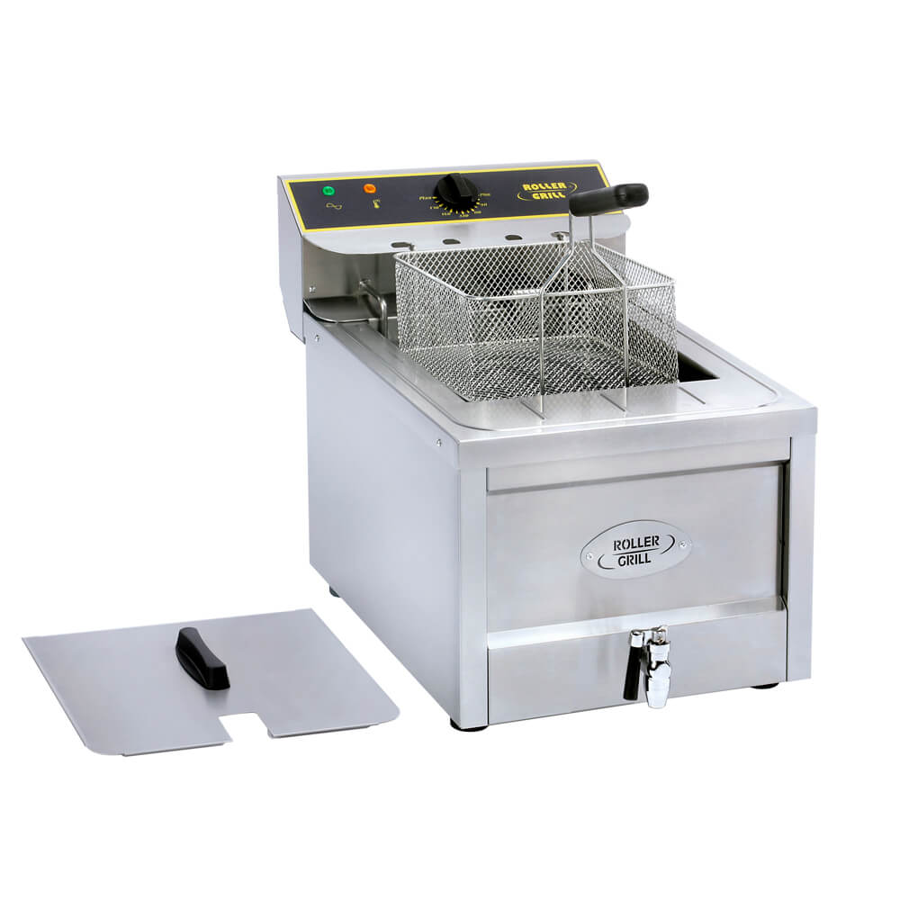 Φριτέζα ηλεκτρική 12L ROLLER GRILL RFE12 με βρύση αποστράγγισης