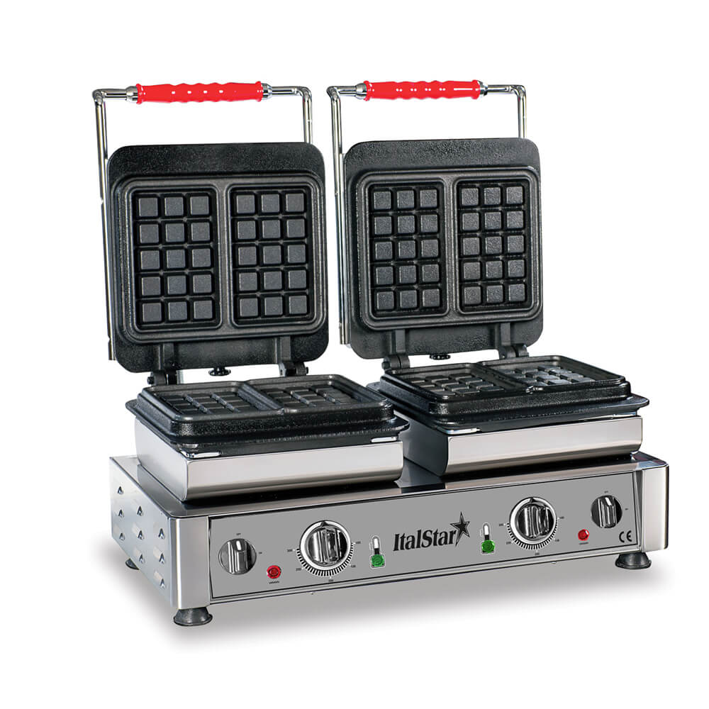 Συσκευή για βάφλες διπλή ItalStar ITAL0015