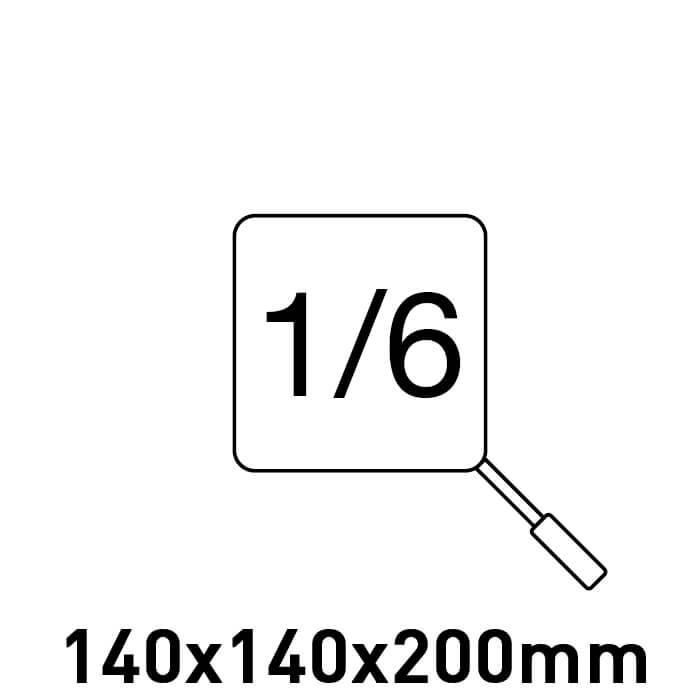 Καλάθι 1/6 (140x140x200mm) βραστήρα ζυμαρικών ROC700/ROC900 MO01991001002