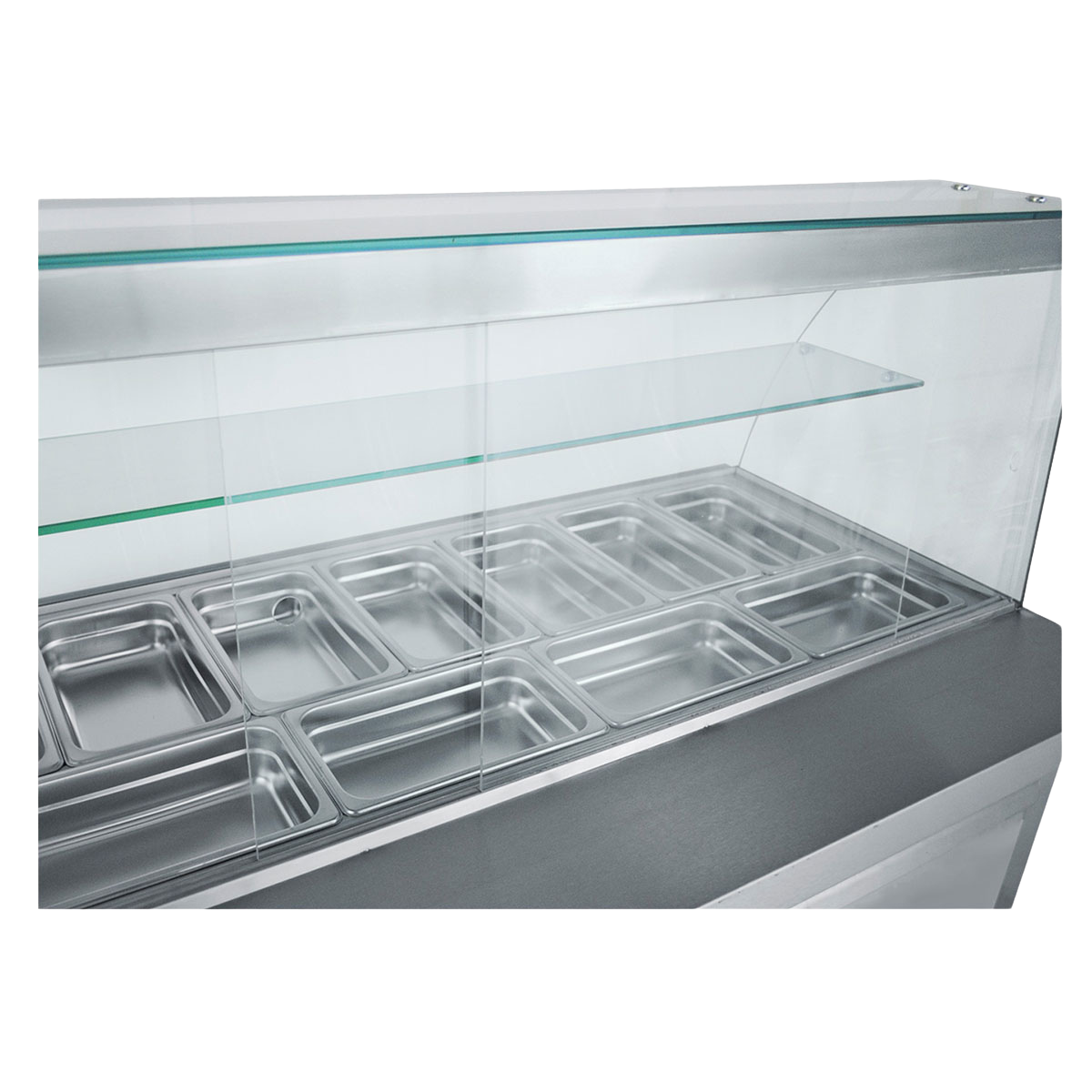 BAMBAS FROST βιτρίνα σαλάτων με λεκανάκια GN 1/4 SM 110