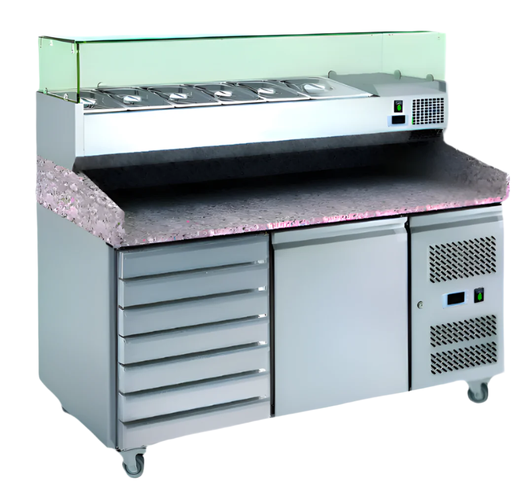 KARAMCO Ψυγείο πίτσας 151x80x100/143,5cm