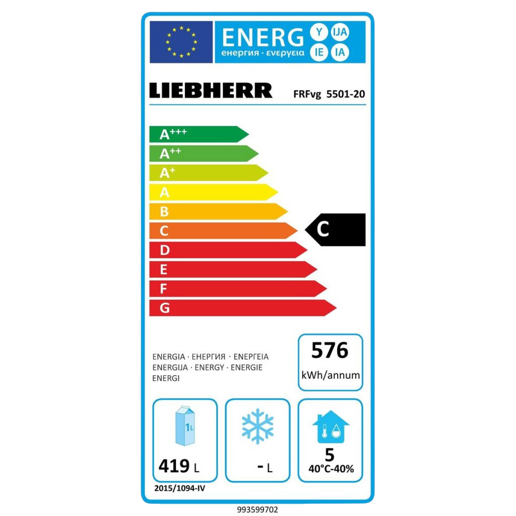 LIEBHERR FRFvg 5501 ψυγείο με ψύξη ανακυκλούμενου αέρα