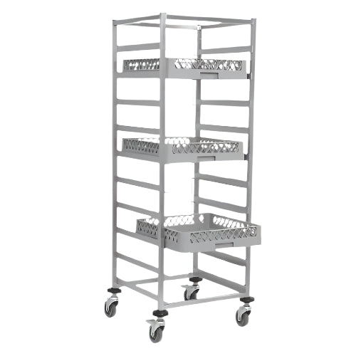 KARAMCO Καρότσι αποθήκευσης και μεταφοράς καλαθιών πλυντηρίου 55x50x170cm