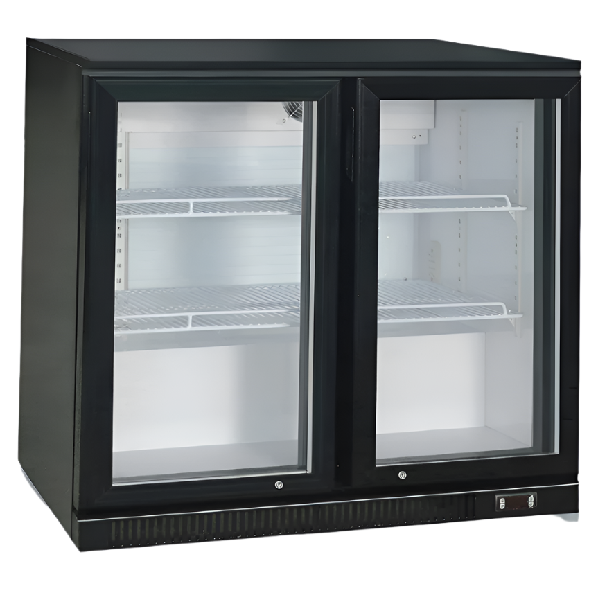 KARAMCO Βιτρίνα επιδαπέδια με 2 ανοιγόμενες πόρτες 92x50,5x89,5cm