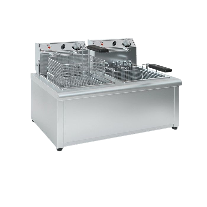 TZETHAN φριτέζα ηλεκτρική διπλή Φ1002/380