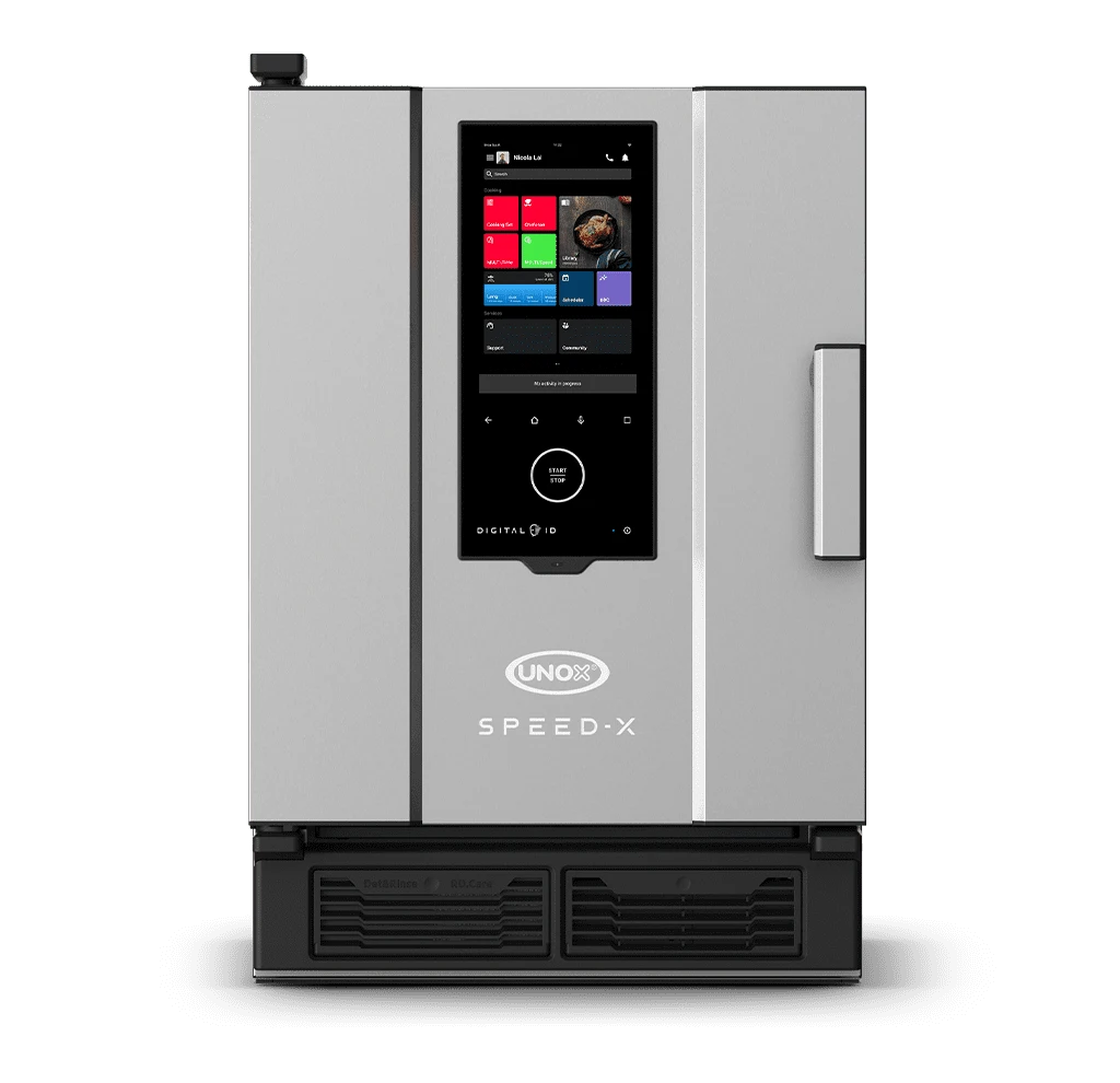 UNOX φούρνος υψηλής ταχύτητας με ethernet για 5 GN2/3 COUNTERTOP SPEED-X Digital.ID XEPA-0523-EXRN-ET