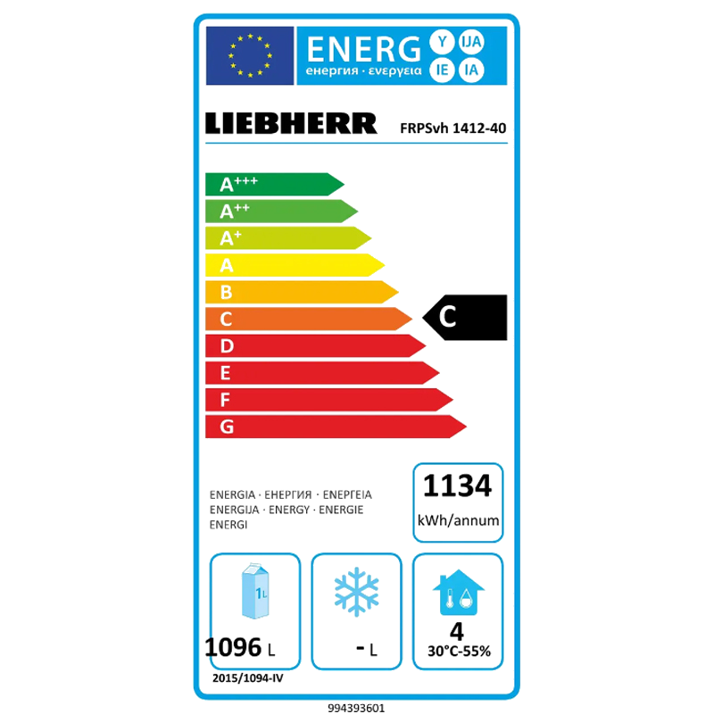 LIEBHERR FRPSvh 1412 ψυγείο GN 2/1 με ψύξη ανακυκλούμενου αέρα
