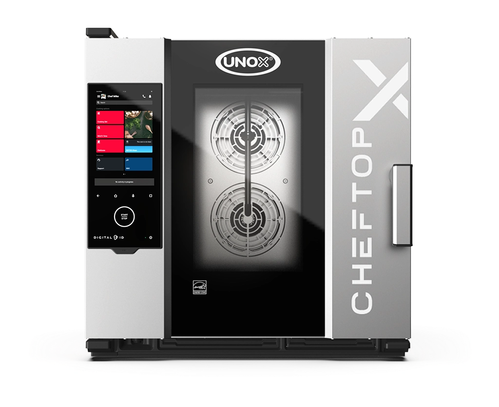 UNOX φούρνος ηλεκτρικός με ethernet και maximum ισχής 10.1KW 6GN 1/1 CHEFTOP-X™ Digital.ID™ XEDA-0611-EXRS-LP