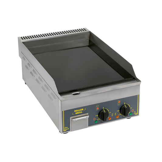 Εστία-πλατώ ηλεκτρική λεία διπλή ROLLER GRILL PED 700