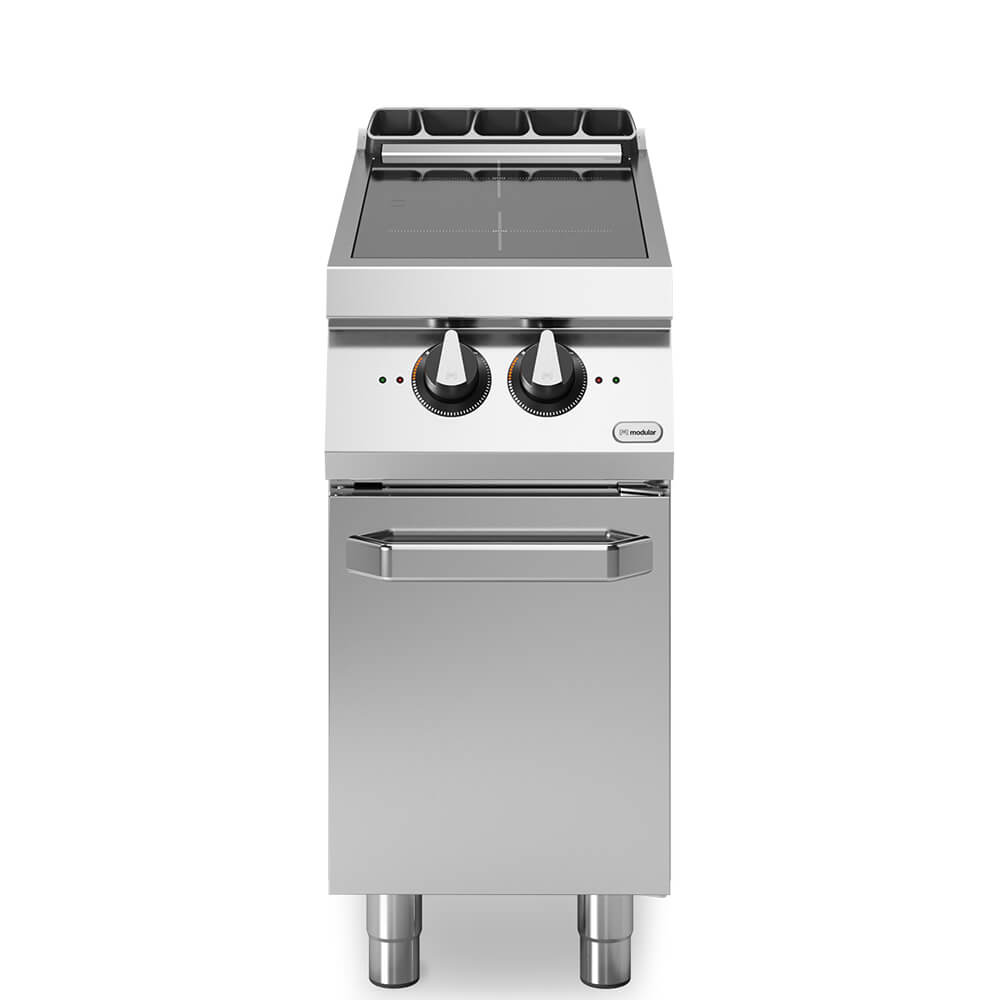 Κουζίνα επαγωγική 2 ζώνες (2x3,5kW) σε βάση με πόρτα R70/40IND/P ROC700