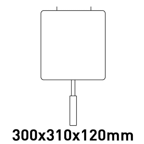 Καλάθι full size διάσταση 300x310x120mm για φριτέζες αερίου 17L ελεύθ. δεξαμ. ROC700-ROC900-ROC1100
