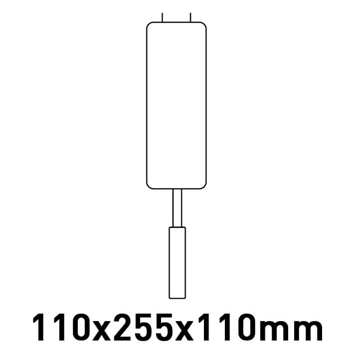 Καλάθι 1/2 (110x225x110mm) για φριτέζα 10L ROC700 MO01411601000