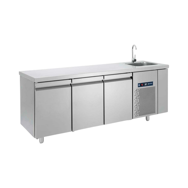 BAMBAS FROST PG 205 Ψυγείο Πάγκος με 3 Πόρτες και Γούρνα 40L