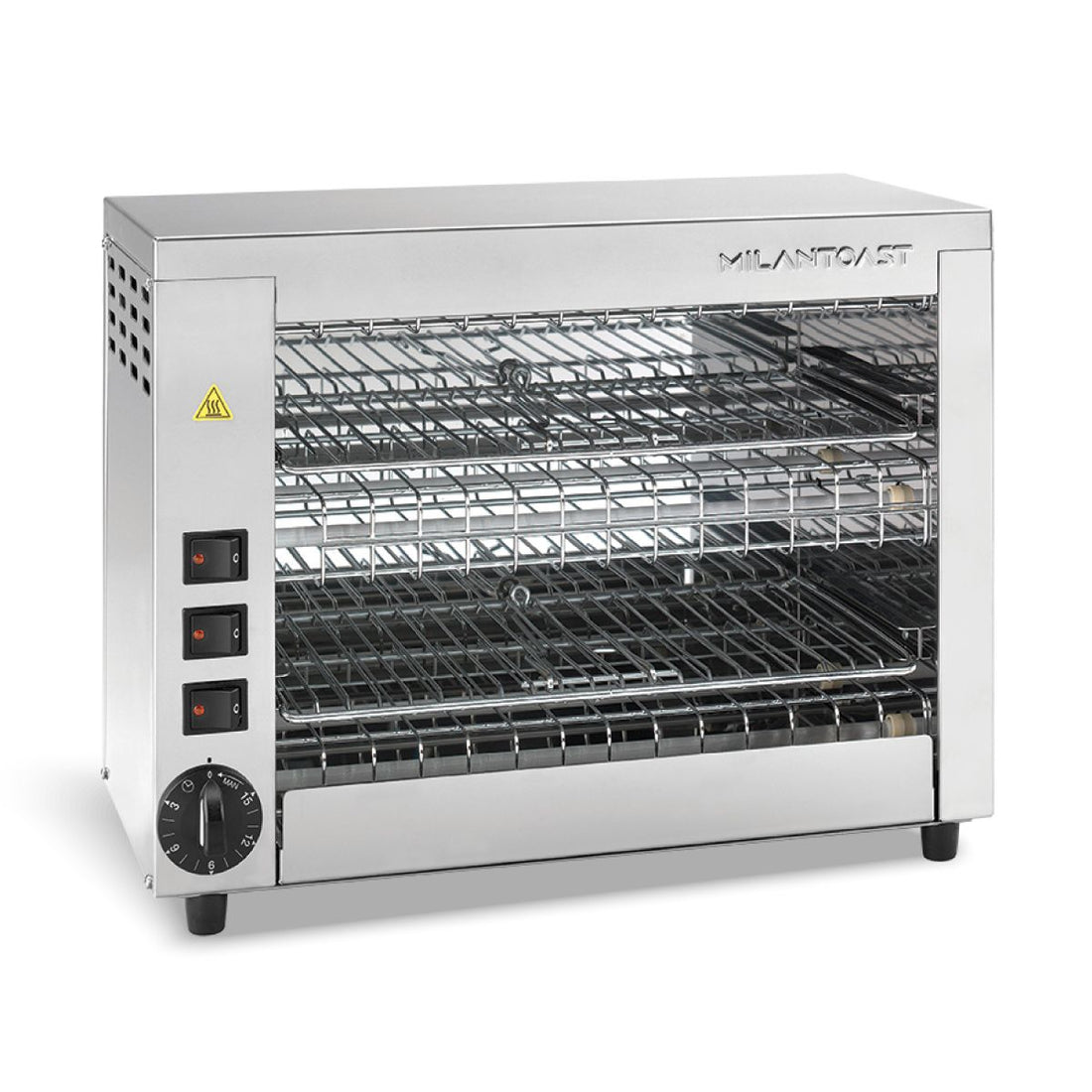 MILANTOAST φρυγανιέρα 6 θέσεων άνοιγμα 8 cm 14055