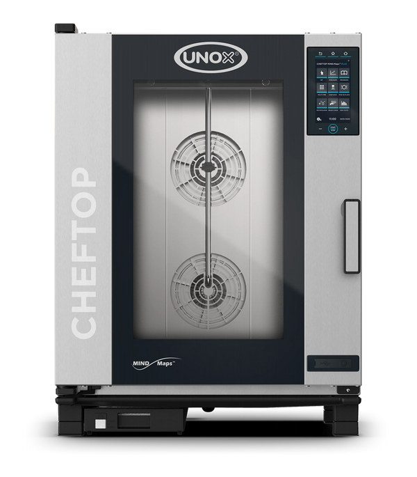 UNOX φούρνος αερίου 10GN 1/1 CHEFTOP MIND.Maps™ COUNTERTOP PLUS XEVC-1011-GPRM