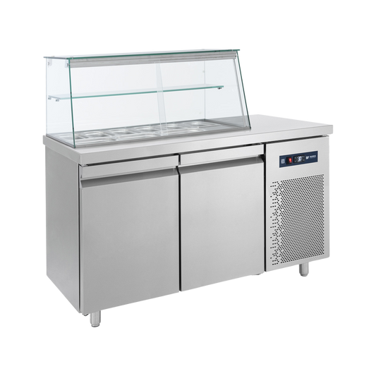 BAMBAS FROST βιτρίνα σαλάτων με 9 λεκανάκια GN 1/4 SM 155