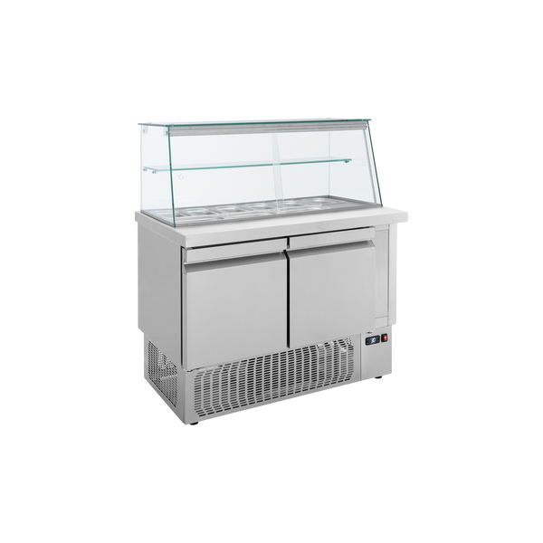 BAMBAS FROST SM 110 Βιτρίνα Σαλατών με Λεκανάκια GN 1/4