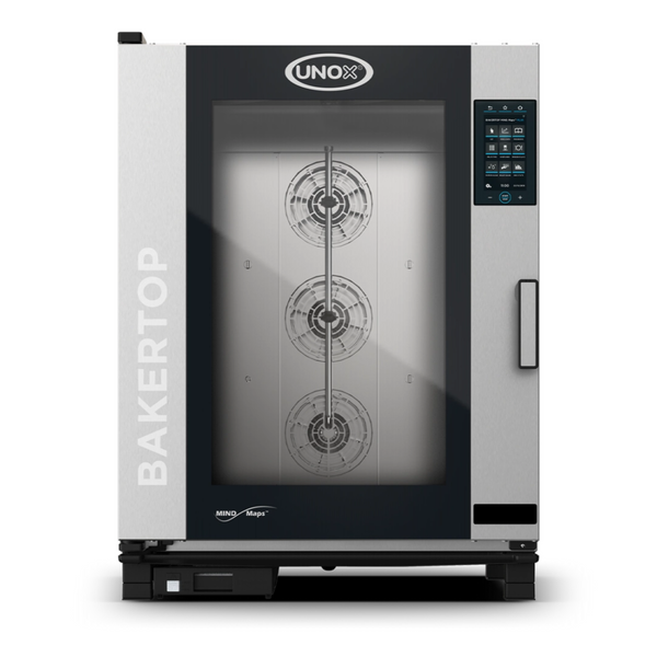 UNOX φούρνος αρτοποιίας αερίου 10GN 600X400 BAKERTOP MIND.Maps™ COUNTERTOP PLUS XEBC-10EU-GPRM