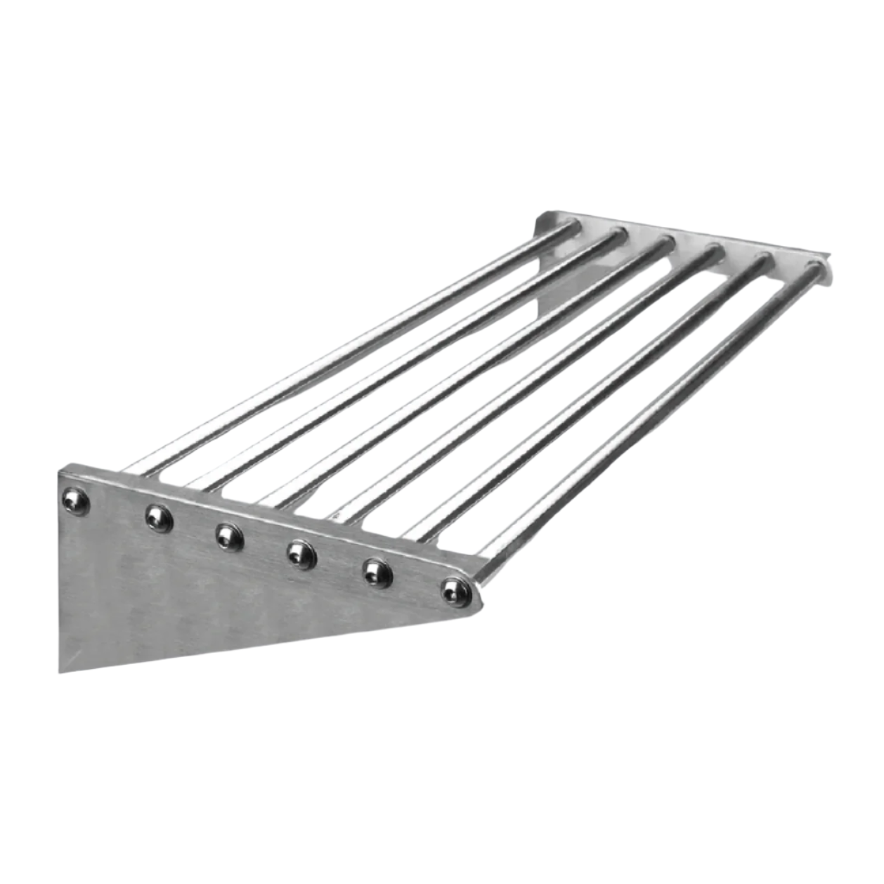 KARAMCO Ράφι επιτοίχιο σωληνωτό 210x32x14cm