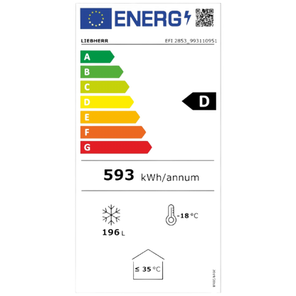 LIEBHERR EFI 2853 καταψύκτης-μπαούλο παγωτών