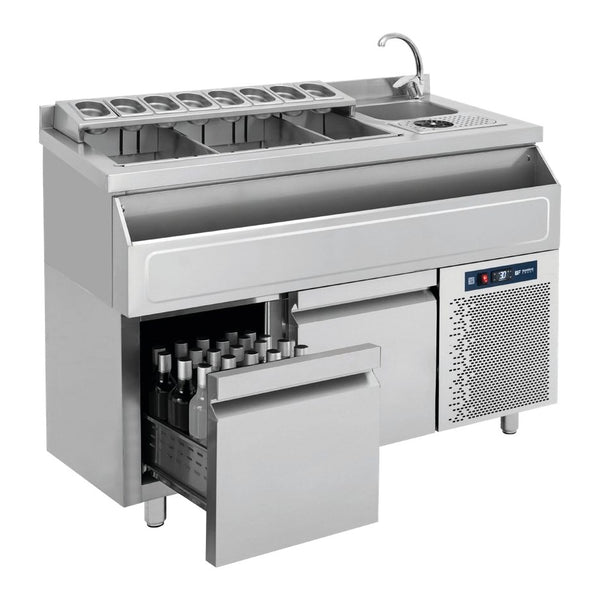 BAMBAS FROST Barstation BRST Επαγγελματικός Σταθμός Μπαρ Inox