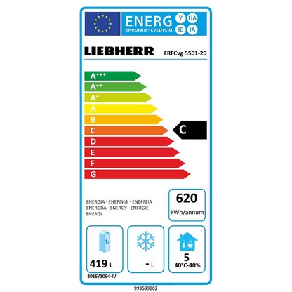 LIEBHERR FRFCvg 5501 ψυγείο με ψύξη ανακυκλούμενου αέρα