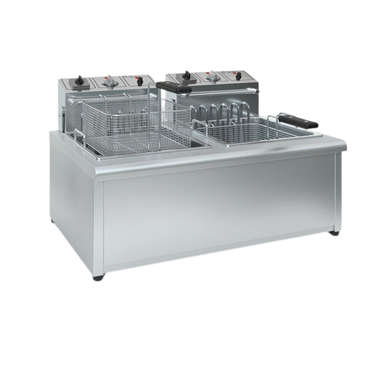 TZETHAN φριτέζα ηλεκτρική διπλή Φ1000/380 7500W