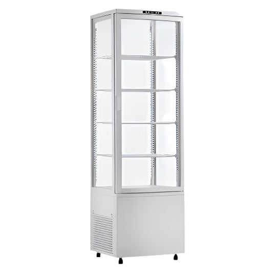 KARAMCO Βιτρίνα ψυχόμενη επιδαπέδια 51,5x48,5x169cm CL-238SILVER