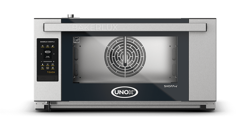 UNOX φούρνος κυκλοθερμικός με υγρασία 3 ταψιά 600x400 BAKERLUX SHOP.Pro TOUCH XEFR-03EU-ETDV – πόρτα ανακλινόμενη, χωρίς αντλία