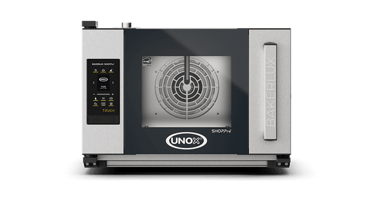 UNOX φούρνος κυκλοθερμικός με υγρασία 3 ταψιά 460x330 BAKERLUX SHOP.Pro TOUCH XEFR-03HS-ETRV – πόρτα αυτόματη, χωρίς αντλία