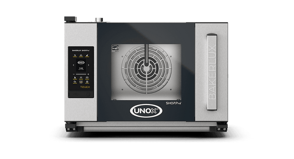 UNOX φούρνος κυκλοθερμικός με υγρασία 3 ταψιά 460x330 BAKERLUX SHOP.Pro TOUCH XEFR-03HS-ETRV – πόρτα αυτόματη, χωρίς αντλία