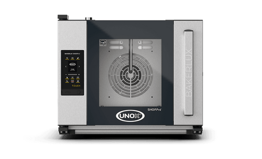 UNOX φούρνος κυκλοθερμικός με υγρασία 4 ταψιά 460x330 BAKERLUX SHOP.Pro TOUCH XEFR-04HS-ETRV – πόρτα αυτόματη, χωρίς αντλία