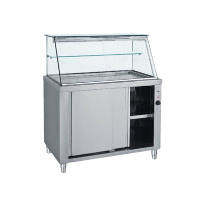 BAMBAS FROST θερμαινόμενη βιτρίνα επιδαπέδια HD 140