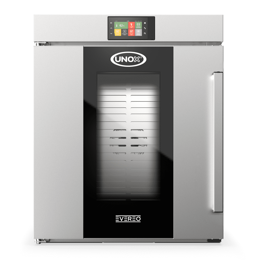 UNOX EVEREO Hot Fridge συσκευή διατήρησης μαγειρεμένων φαγητών σε θερμοκρασία σερβιρίσματος 10 GN 1/1 οθόνη 7" XEEA-1011-EPRS