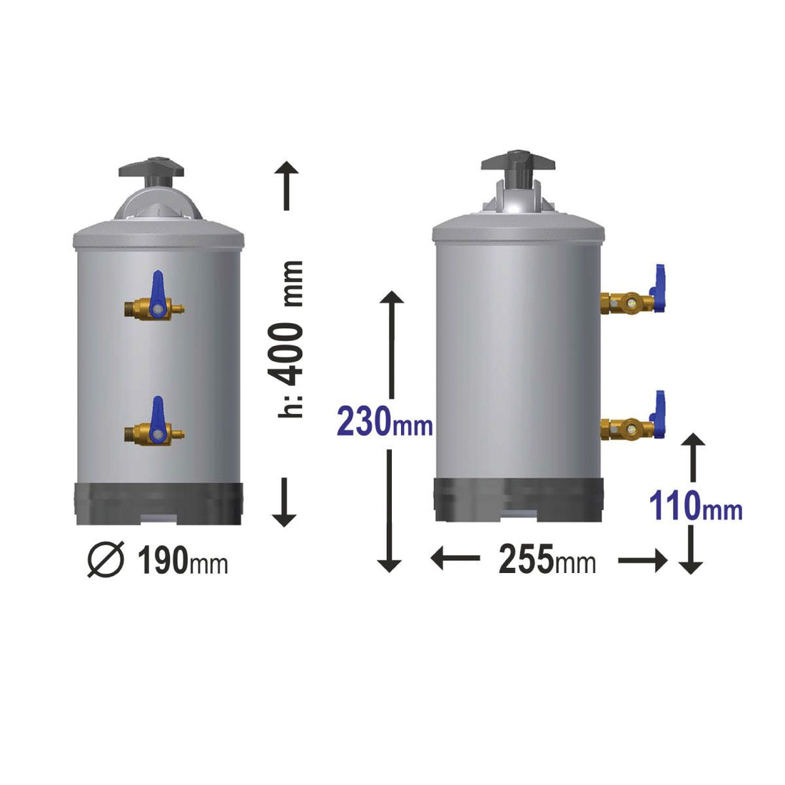 SILANOS αποσκληρυντής νερού 8 L LT8 150101