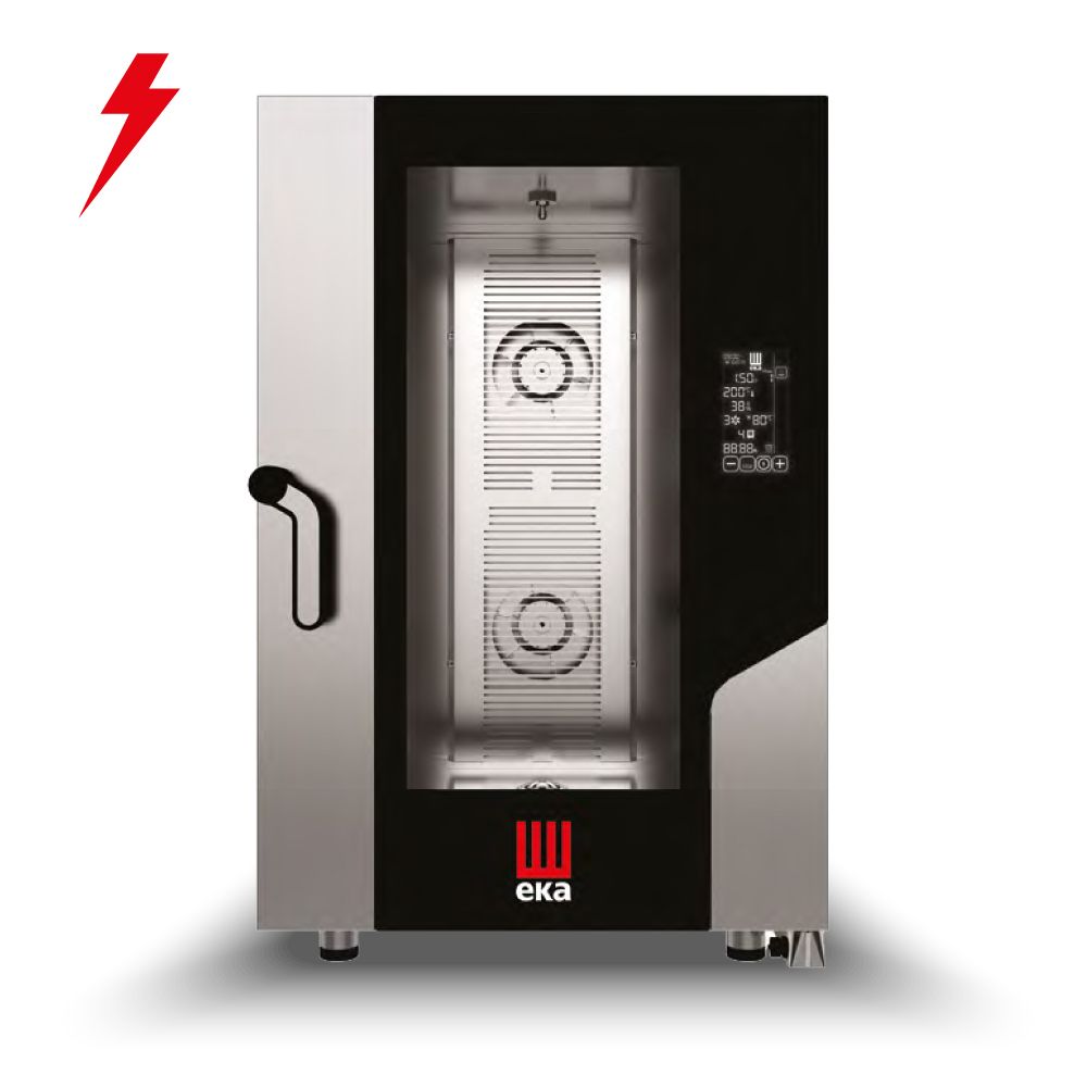 EKA φούρνος ηλεκτρικός κυκλοθερμικός με υγρασία και αυτόματο πλύσιμο 11 θέσεων GN 1/1 MKF 1111 BM