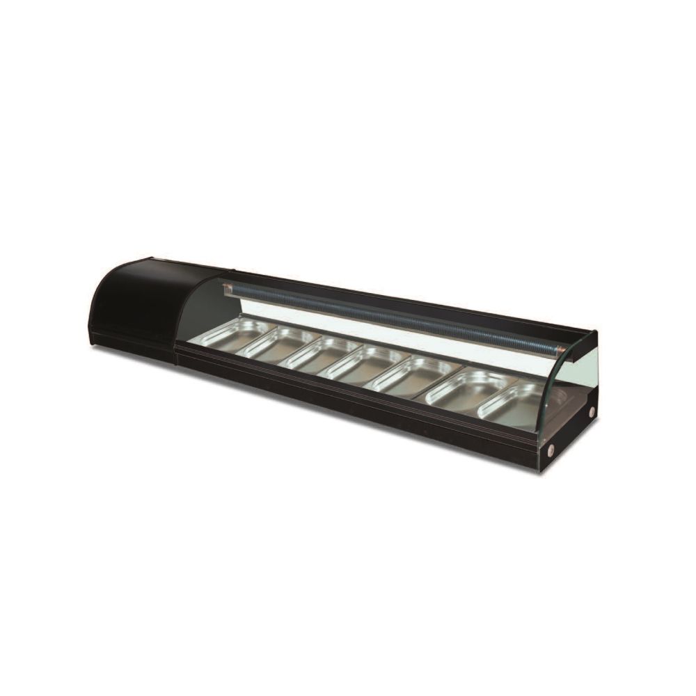 KLIMAITALIA βιτρίνα sushi 7 GN 1/3 180 cm SH 180