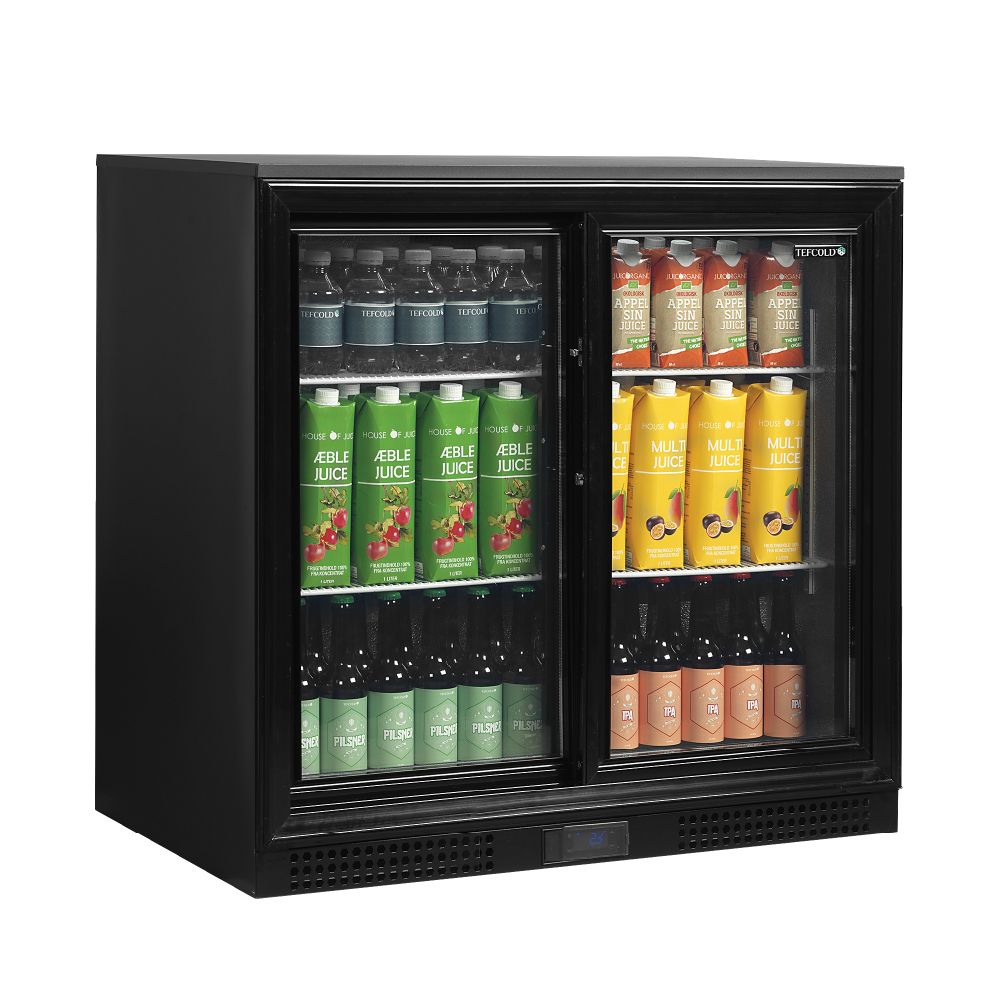 TEFCOLD ψυγείο back bar με 2 συρόμενες πόρτες 190 L DB201S