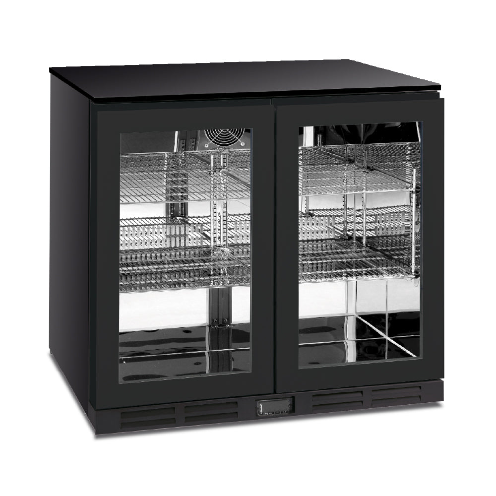 KLIMAITALIA ψυγείο back bar sub zero δίπορτο 188 L COLD BAR 200 BLK
