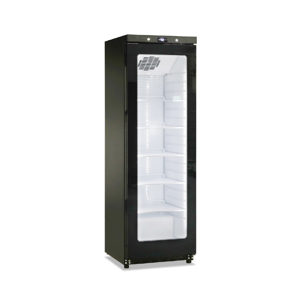 KLIMAITALIA ψυγείο βιτρίνα αναψυκτικών μαύρη 400 L GN 400 G TN BLACK