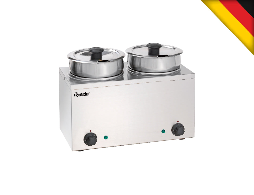 BARTSCHER μπαιν μαρί hot pot διπλό 2x 3,5 L 606035