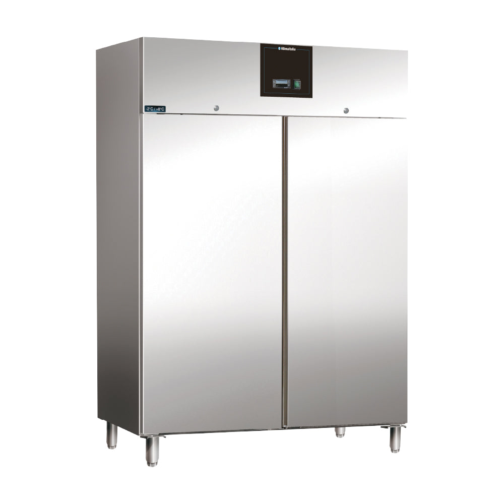 KLIMAITALIA ψυγείο συντήρησης όρθιο δίπορτο για GN 2/1 1476 L AXF 1500 TN