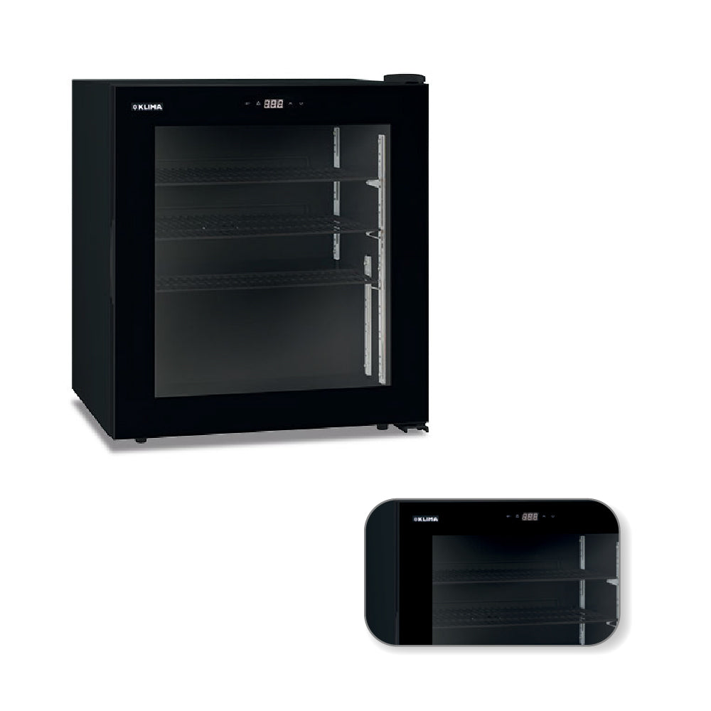 KLIMAITALIA βιτρίνα κατάψυξης επιτραπέζια μαύρη 92 L FR 92 FL BLACK