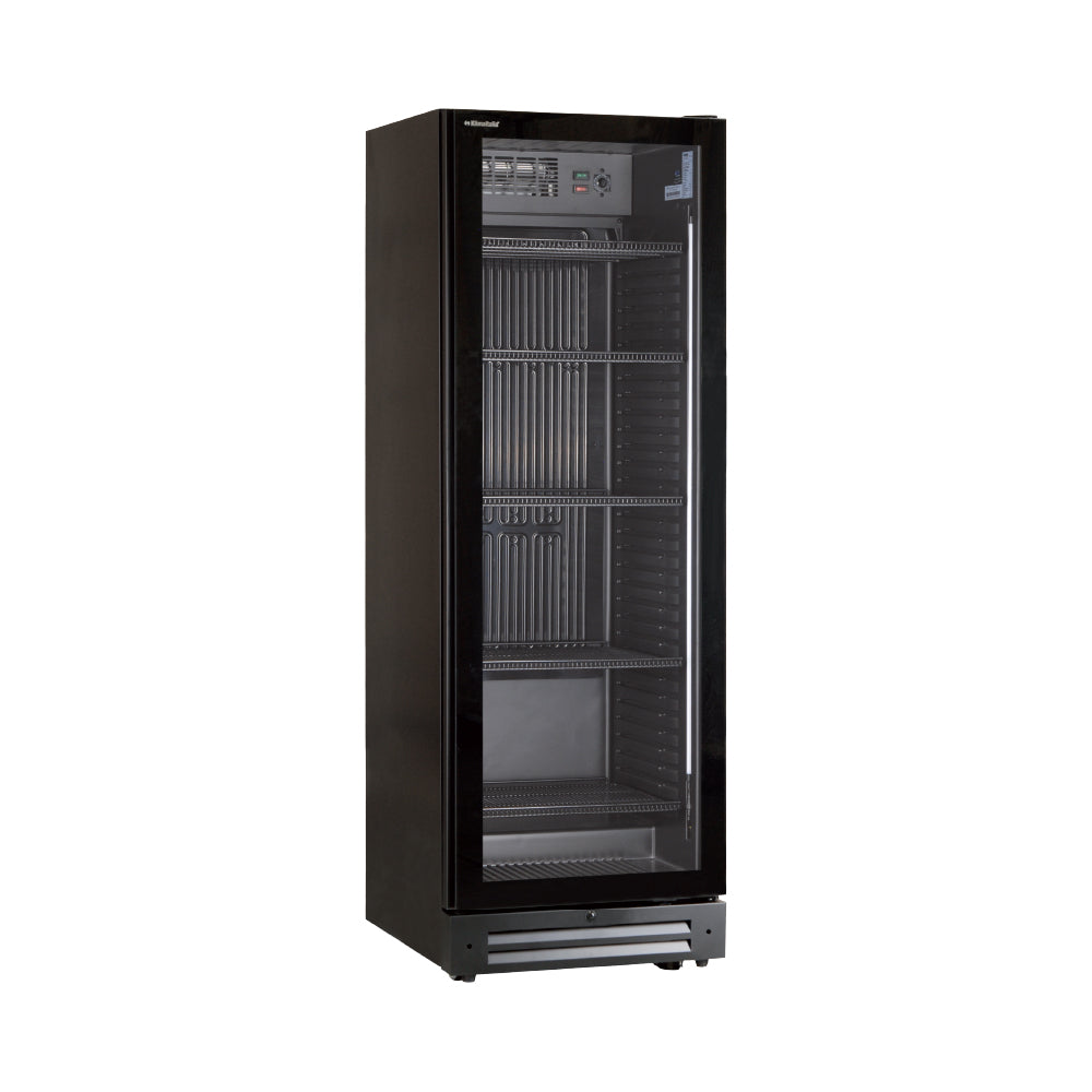 KLIMAITALIA ψυγείο βιτρίνα αναψυκτικών μαύρη 360 L ICOOL 401 BLACK