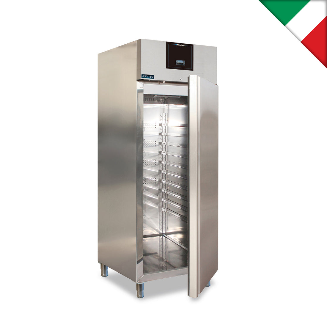 KLIMAITALIA ψυγείο συντήρησης όρθιο inox 304 για 600x800 852 L PXF 990 TN