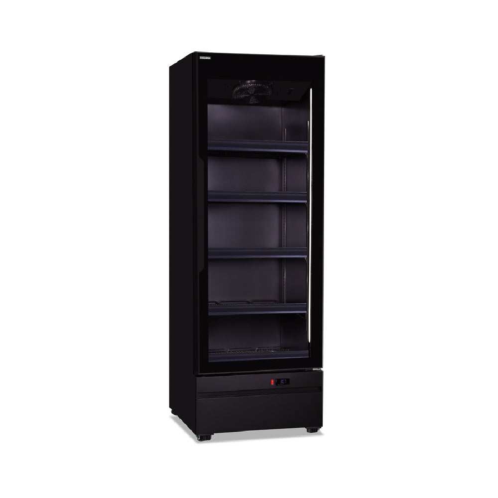 KLIMAITALIA ψυγείο βιτρίνα αναψυκτικών μαύρη 506 L ROMA 70 TN BLACK