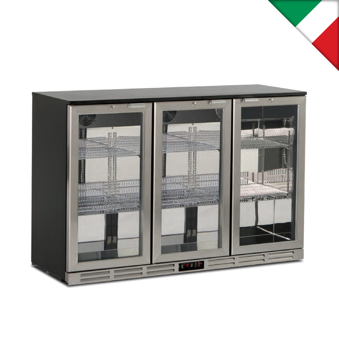 KLIMAITALIA ψυγείο back bar τρίπορτο 340 L S 298 XH