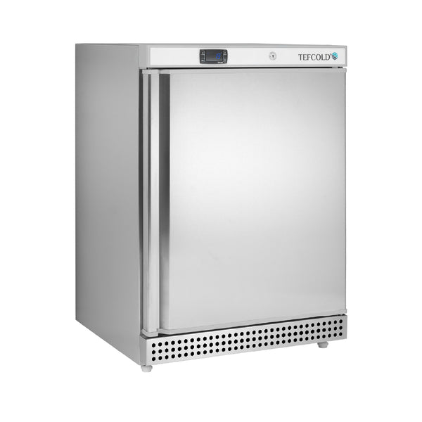TEFCOLD ψυγείο συντήρησης επιτραπέζιο τυφλό inox 129 L UR200X1