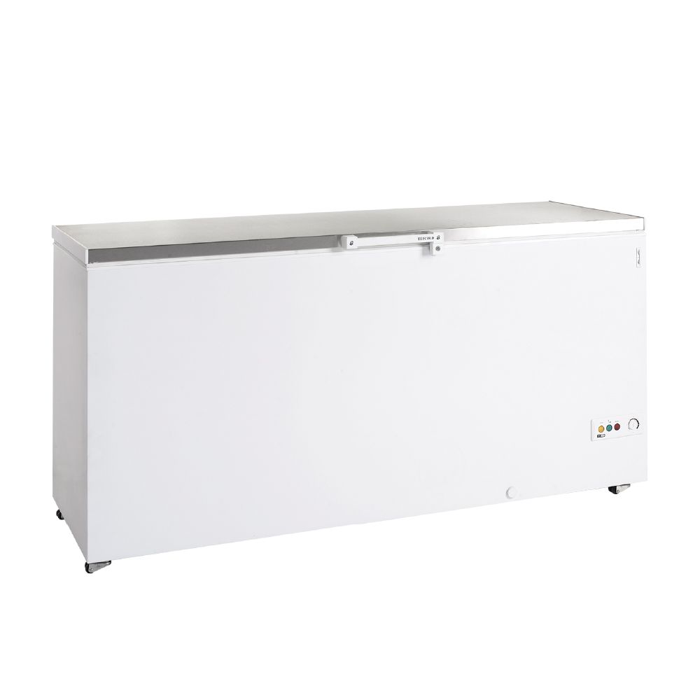 TEFCOLD καταψύκτης μπαούλο με inox καπάκι 567 L FR605S SL