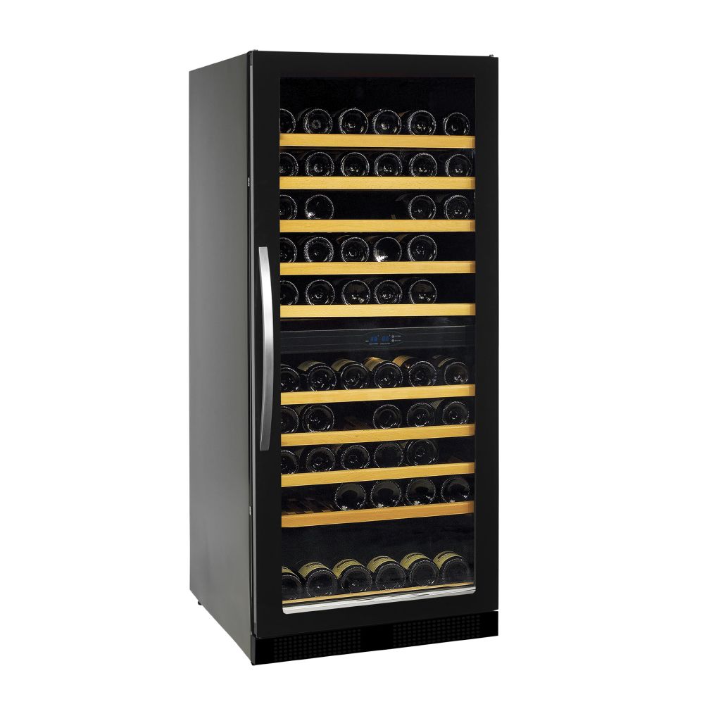TEFCOLD βιτρίνα κρασιών 2 θερμοκρασιών frameless 119 φιαλών TFW300-2F